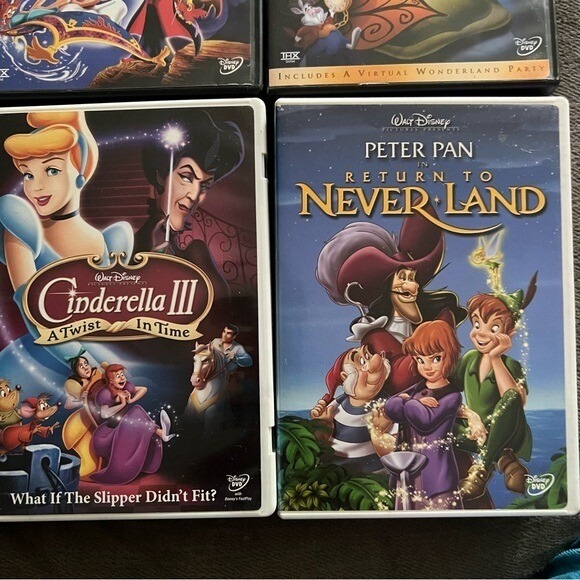 Walt Disney ALADDIN/ALICE IN WONDERLAND/CINDERELLA III/ PETER PAN - Picture 2 of 3